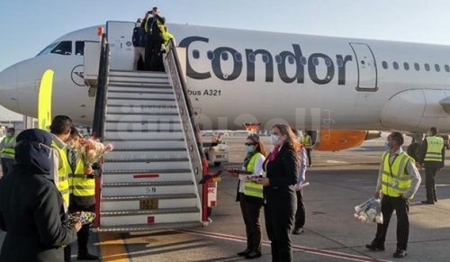كوندور الألمانية تُعلن تسيير أول رحلاتها الجوية لمطار سفنكس الدولى مارس المقبل