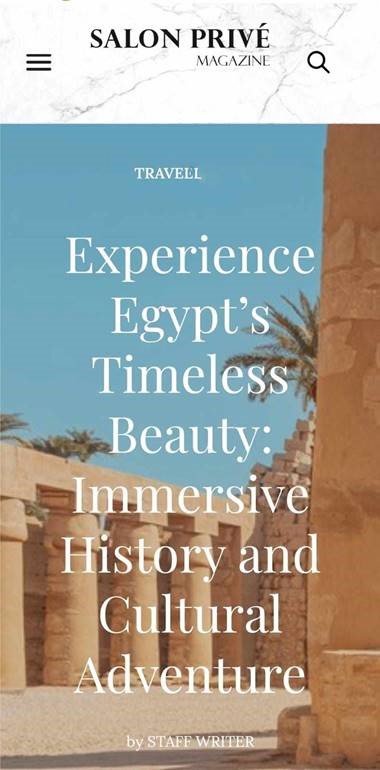 "صالون بريفيه"  يبرز المقومات السياحية والطرز المعمارية بعدد من أهم المقاصد السياحية المصرية